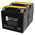 Mighty Max Battery YTZ7S 12V 6AH Replacement Battery compatible with Honda Fits All Brands Kawasaki OEM K86 - 2PK MAX4004468